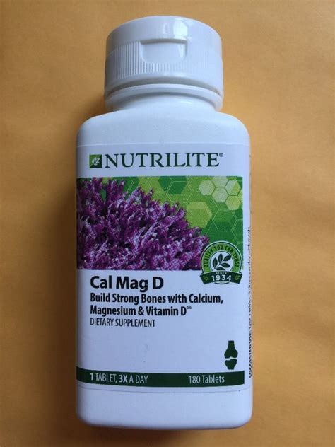 Amway Nutrilite Calcium Magnesium und Vitamin D –。